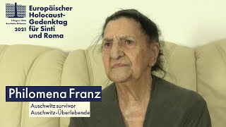 Philomena Franz - Holocaust Survivor | European Holocaust Memorial Day for Sinti and Roma