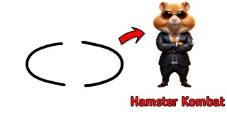 How to Draw Hamster Kombat from word CC || Hamster Kombat| Drawing