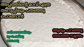 Soft വെള്ളയപ്പത്തിന് ഇ  tip പരീക്ഷിച്ചു നോക്കു / How to make soft vellayapam /#vellayappam