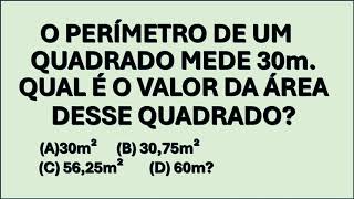 ÁREA EM FUNÇÃO DO PERÍMETRO. Ivs Matemática Exatas.