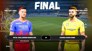 DIWALI SPECIAL RCB VS CSK THRILLER MATCH | IPL | CRICKET 24 | #shorts