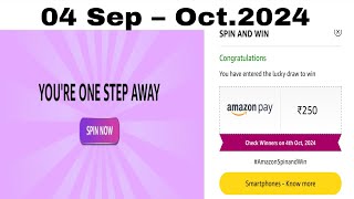 Amazon Spin And Win Quiz Answer Today, Amazon Quiz Today, Amazon daily quiz answers today,