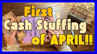 Cash Envelope Stuffing #1 of APRIL!✨ ~Bills & Sinking Funds~Low Income~