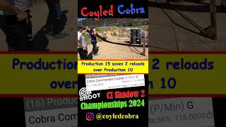 Production 15 saves 2 reloads over Production 10.  #uspsa #cobraready