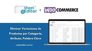 WooCommerce – Eliminar Variaciones de Productos por Categoría, Atributo, Palabra Clave