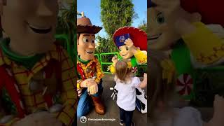 When you finally get to meet your favorite toys  #disney #toystory #woody #jessie #hollywoodstudios