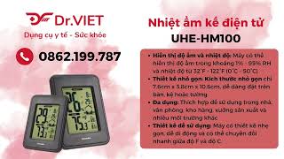 Giới thiệu sản phẩm Nhiệt ẩm kế UHE-MH100 | Y Khoa DrViet