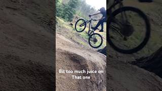 that Almost ended REALY badly #mtb #viral #bikepark #foryou #mtblife #closecall #crash #fail #funny