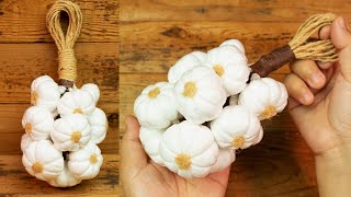 DIY garlic make with cotton | how to make garlic using polythene bags | diy plastic bag garlic