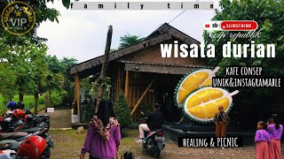 vlog wisata keluarga ke kafe berkonsep wisata durian kediri #wisata #wisataalam #wisataindonesia