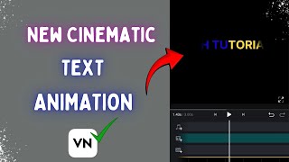 Cinematic text editing🔥||New Cinematic text editing in Vn app🔥 #cinematictext #editing #textediting