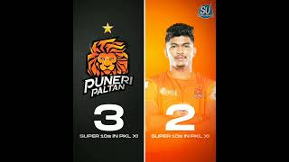 Only 3 Super 10s Scored By Puneri Paltan Raiders in PKL Season 11 😍