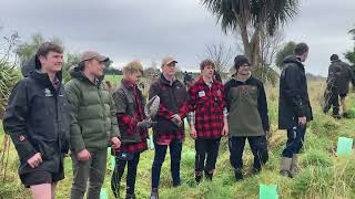 Planting day at O'Kane family farm at Waitarakao/Washdyke Catchment