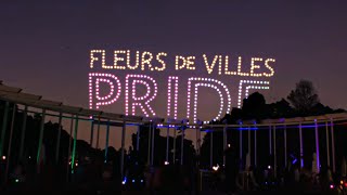 🌈 Pride 2022 at Fleurs de Villes - 500 Drone Light Show