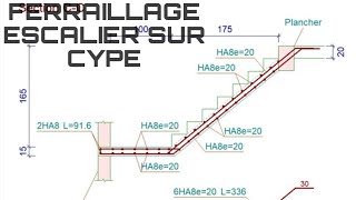 TUTO CYPECAD : MODÉLISATION ESCALIER ET PLAN DE FERRAILLAGE