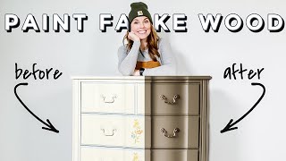 Painting Furniture That Is NOT Real Wood For Beginners