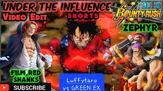 OPBR Blue Luffytaro smashing EX Zephyr & EX FILM RED SHANKS on SS LEAGUE BATTLE ☆ One Piece 4K 2022