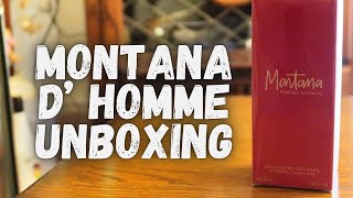 Montana parfums D'Homme Unboxing & first impressions