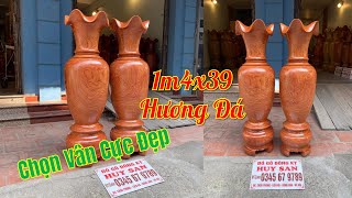 Lục Bình 1m4 Hương Đá Chọn Vân Vip, Đẹp Không Vết