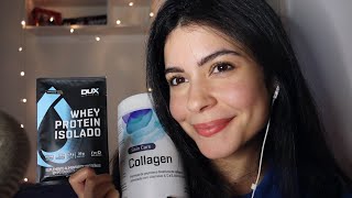 ASMR MASCANDO CHICLETE (respondendo sobre viagem. whey e colágeno)