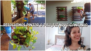 RESOLVEMOS PINTAR O PISO| FIZ NOVO CANTINHO| INSTALOU OS PALLETS| ÚLTIMA TENTATIVA| Amanda Maria