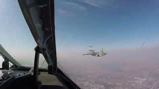 Su-25 acrobatic training flight in the Eastern Military District