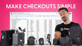 Equipment Checkout System (with spreadsheets)