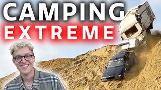 SCHAEFCHENS EXTREME SURVIVAL CAMPING TRIP - DRIFTING, RACING AND OFFROADING WITH A CARAVAN & RAM TRX