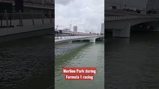 Merlion Park area during Formula 1 Racing