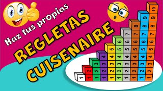 Haz Tus Propias Regletas Cuisenaire (Material Gratis)-Totalmente Creativos 🎨