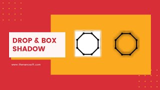 css drop shadow vs box shadow | Nanosoft