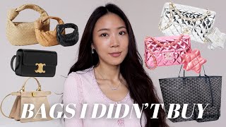 5 POPULAR LUXURY HANDBAGS I’M GLAD I DIDN'T BUY IN 2023