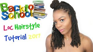 Easy Back To School LOC Hairstyle Tutorial 2017/Jungle Barbie