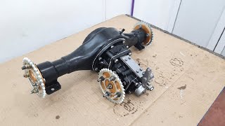 How to Make Chain Drive Differential for off road three wheeler