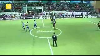 Goles del Espanyol contra el FC Barcelona en la Liga Fertiberia 2011