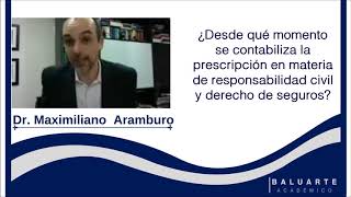 ¿Desde cuándo se contabiliza la prescripción en materia responsabilidad civil y derecho de seguros?