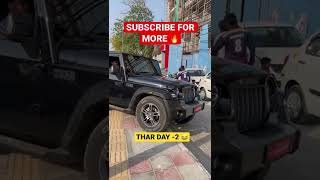 THAR OFF-ROADING 🔥 || DIVIDER CROSSING😍|| SHOWROOM से निकलते ही OFF-ROADING START🤩||