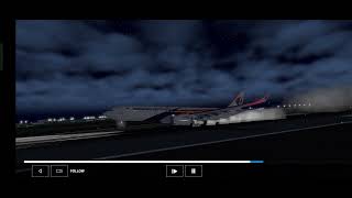 Landing Soekarno Hatta Airbus A330-300 Malaysia Airlines