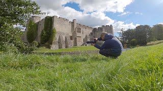 Kingfisher photography on a CASTLE mote!!