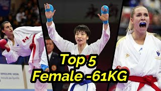 Best 5 Female Ranking -61KG (Kumite)2020