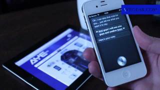 Apple iPhone 4s Siri Demo (Scottish Accent)