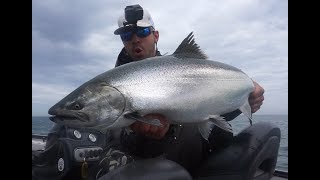 Vertical Jigging SALMON-Lake ONTARIO