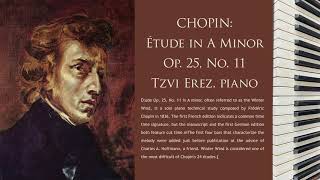 CHOPIN: Étude in A Minor "Winter Wind", Op. 25, No. 1  | Tzvi Erez | (23 of 24)