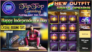 PUBG MOBILE LITE | NEW OUTFIT CRATE OPENING | GOT ALL PERMANENT ITEMS | INDEPENDENC DAY SPECIAL