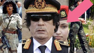 GADDAFI'S BODYGUARDS WERE WOMEN VIRGINS! #Gaddafi #libya