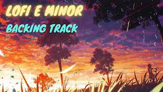 Smooth Slow Lofi Guitar Backing Track Jam in E Minor