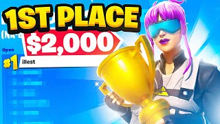 HOW I GOT 1ST PLACE 🏆 IN THE SOLO CASH CUP AGAIN ($2,000) - illest