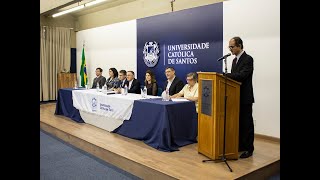 Instalação do Mestrado em Arquitetura e Cidades | Universidade Católica de Santos