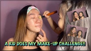 A KID DOES MY MAKE-UP CHALLENGE!! (HAHAHAAHHA MAY TALENT!!) Loisarose M.|