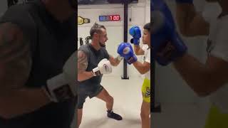 Fast hands boxing drill